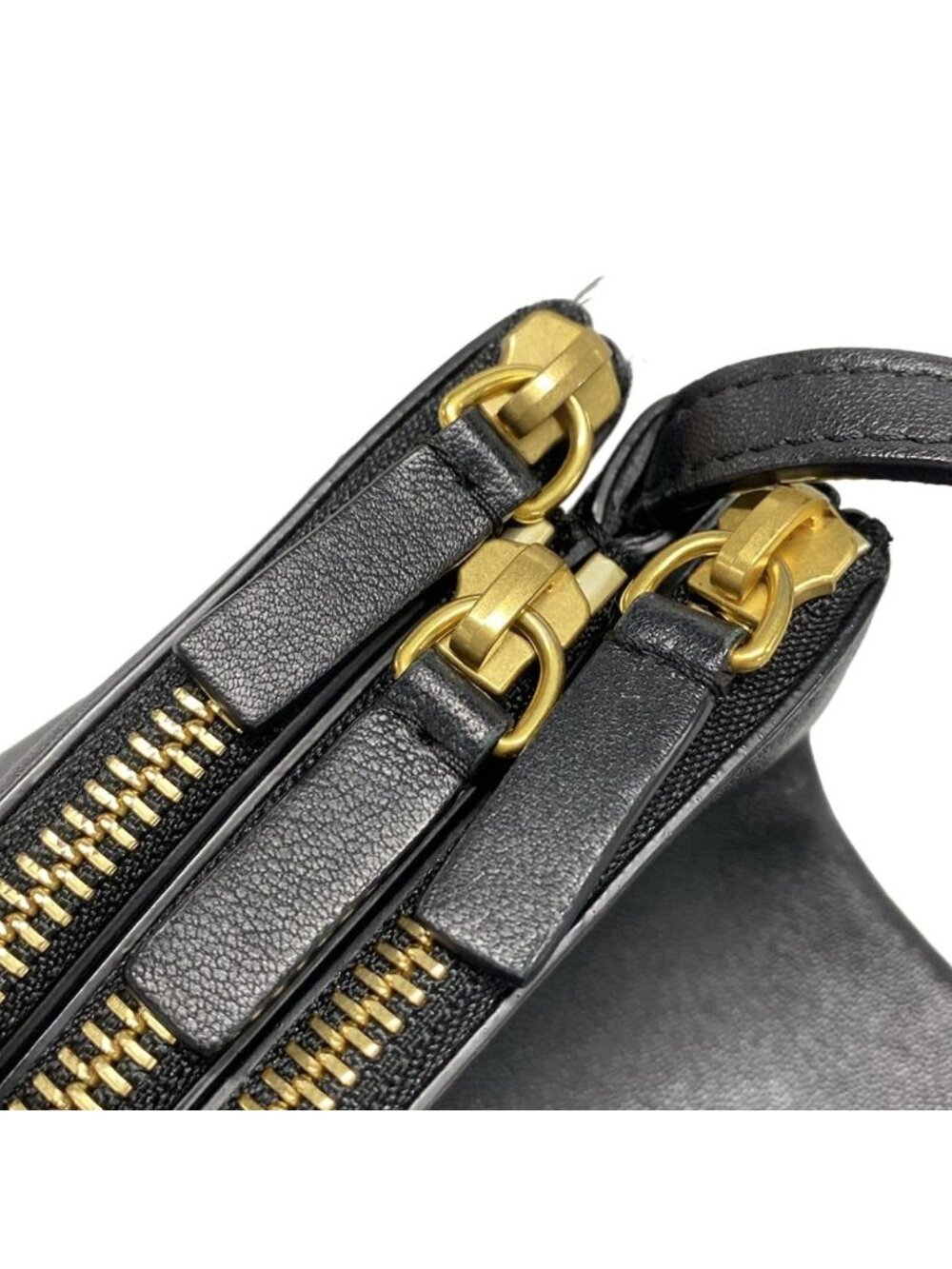 Celine Shoulder Bag Triolage Black Leather - Picture 12 of 15